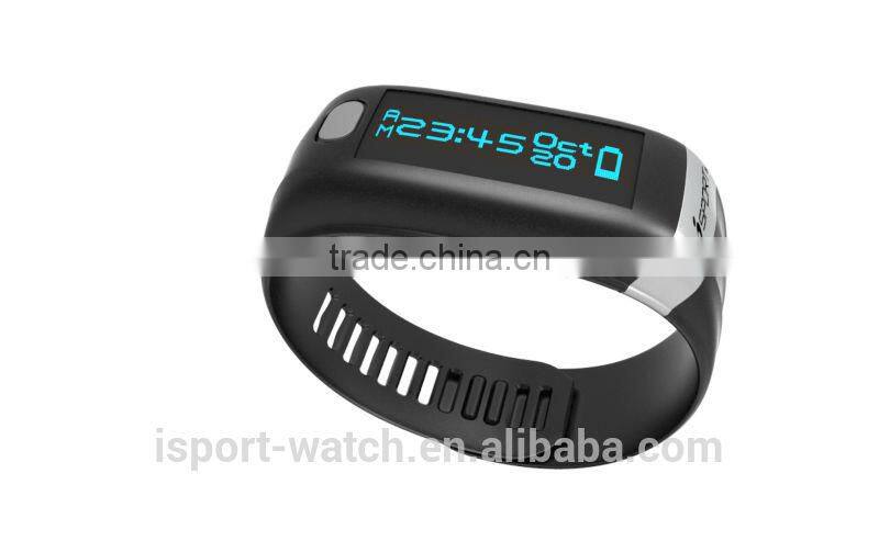 Waterproof IOS and Android compatible calorie pedometer sleep watch