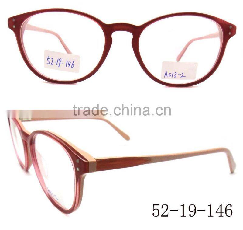 Factory directly provide fashion thin acetate optical glasses