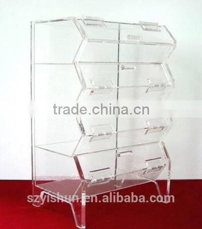 Elegant acrylic shoes storage box wholesale