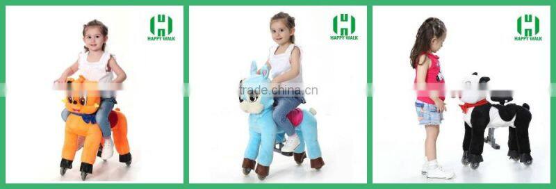HI wholesale plush Kids Riding animal horse toy for kids with EN71