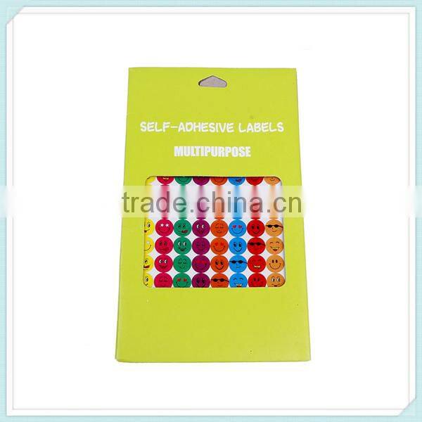 Colorful machine to make labels adhesive