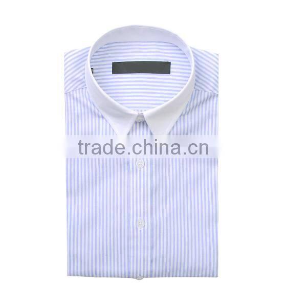 Men's Casual Dress Stripes long sleeve Cotton Shirts