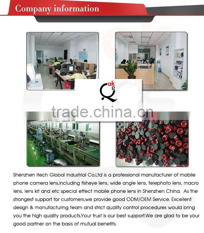 2014 newest Universal mobile phone clip-on lens macro+0.65x wide angle lens for gift accept OEM Shenzhen factory