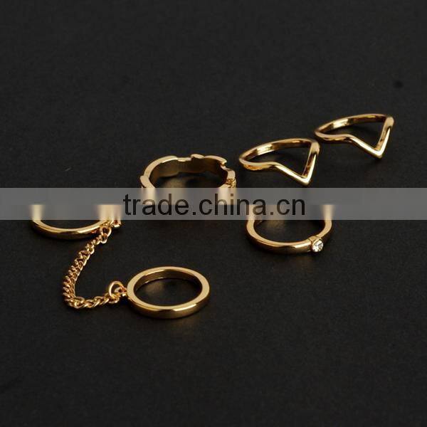 5pcs rings set slave rings jewelry, fashion rings jewelry