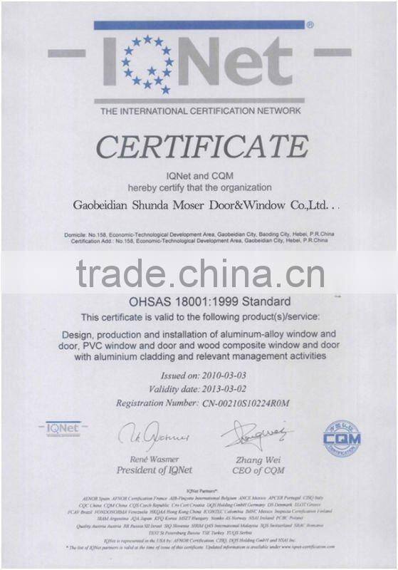 Moser high rise building wooden curtain system window with double glazed energy saving