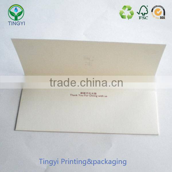 card for gold hot stamping