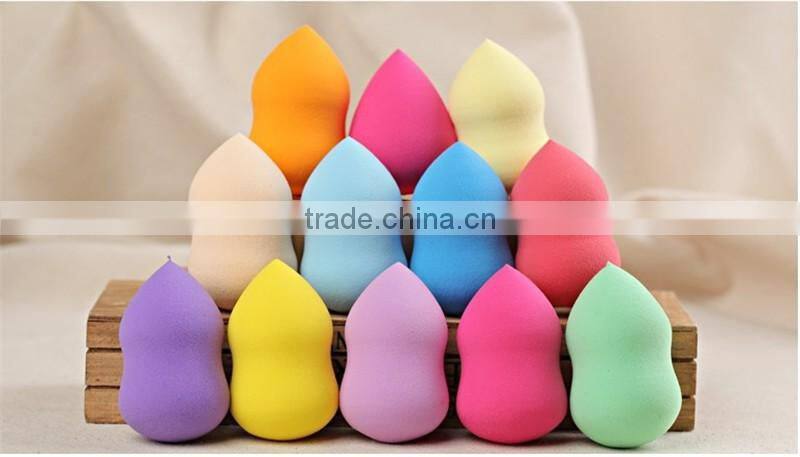 Cosmetic Cream Powder Blush Oval Makeup Brush+ Sponge Blender Flawless Puff+Brush cleaner