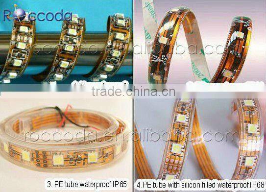 China 3528 epoxy IP65 flexible LED strip ribbons