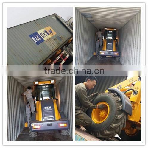 china 2t mini wheel loader with joystick ,AC,quick change