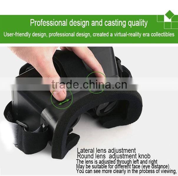 Newest 3D Virtual Reality VR Glasses Headset Helmet for Universal Mobile Phone