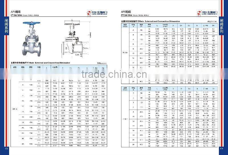 Cast steel slide valve