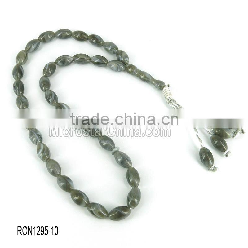 Cherry amber color 33pcs Islamic Prayer Beads Misbaha Rosary Tesbih misbaha