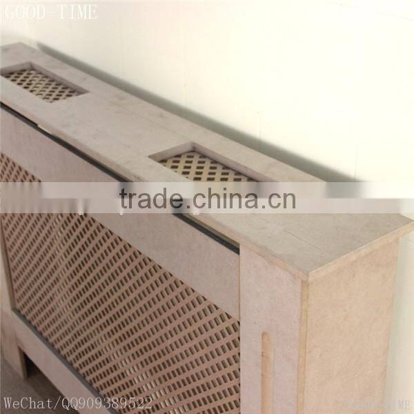 cheap Raw MDF large tall home wall radiator cover for UK