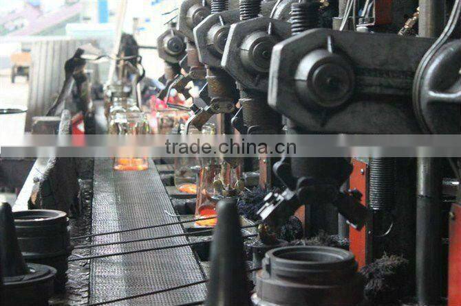 amber glass bottle with screw plastic cap