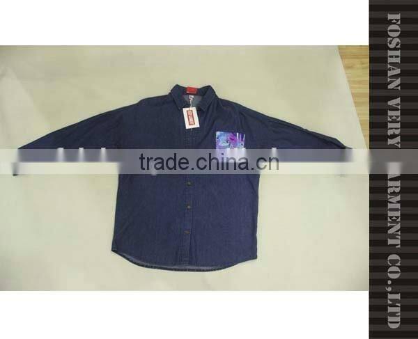 Fashion and special painting jeans shirt men
