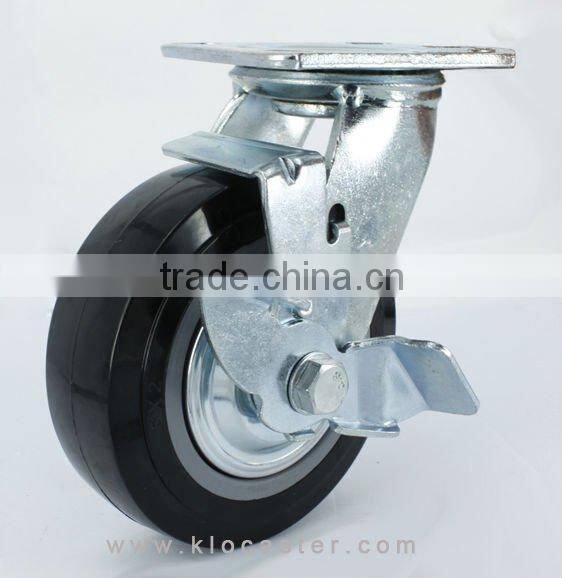 Shopping trolley wheel swivel caster