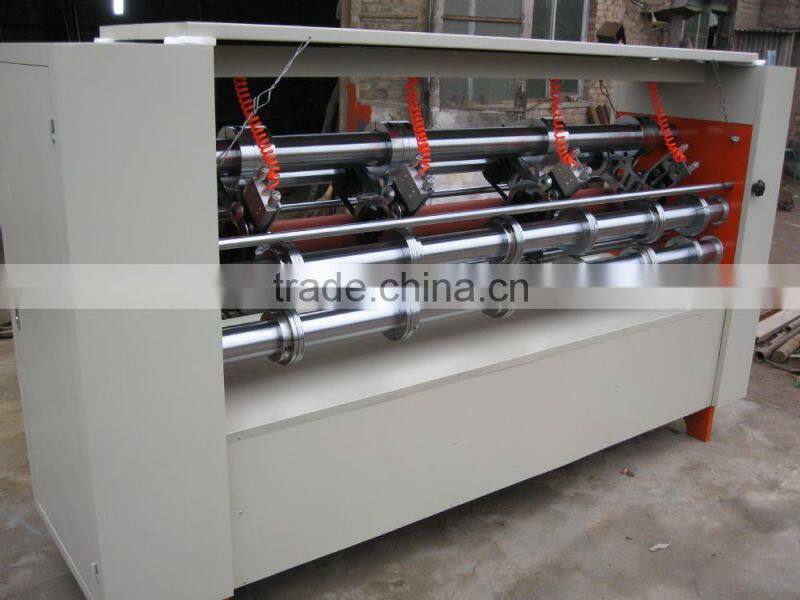 heavy type Full automatic thin blade slitter scorer machine /carton box making machine good selling