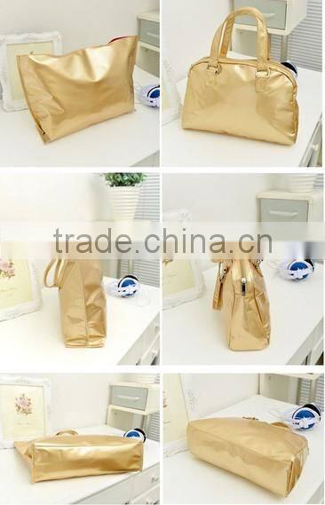 Gold and silver shopping bag