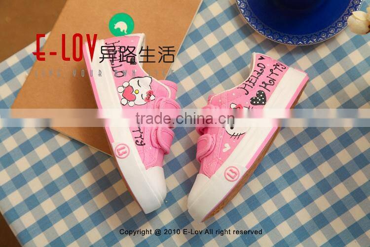 Hot sales cheap new style wholesale canvas shoes girls