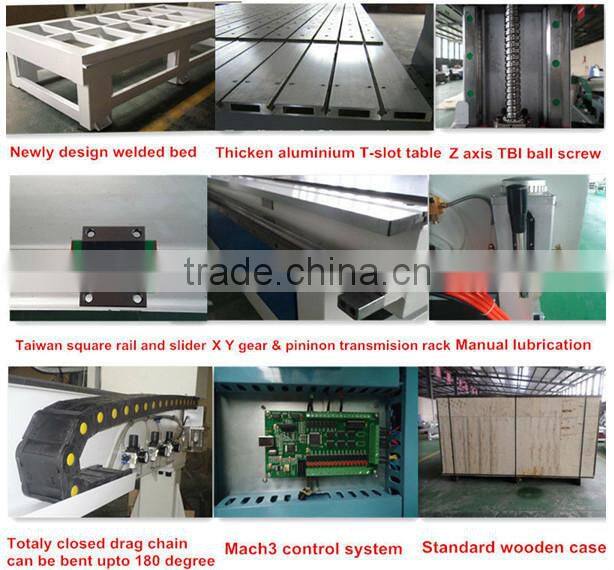 china factory cheap price three independent heads cnc routerTJ1325 for carving /engraving /milling