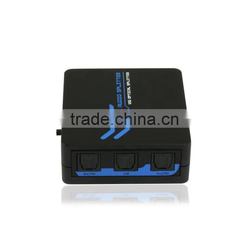 Retailer Toslink Optical 1 to 5 Audio Splitter Support Signal Retiming With USB Power Cable