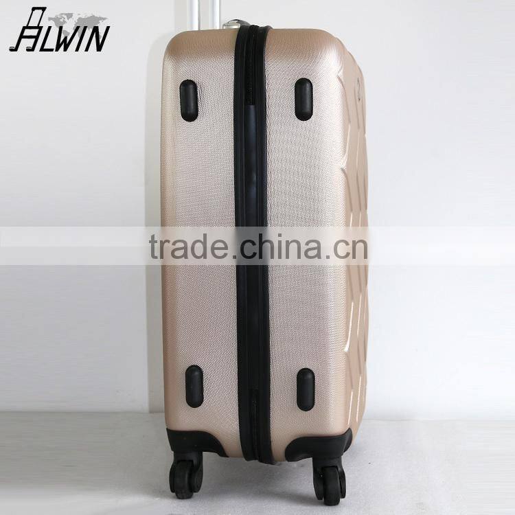 new mould gorgeous 360 degree rotation ABS hard trolley luggage case