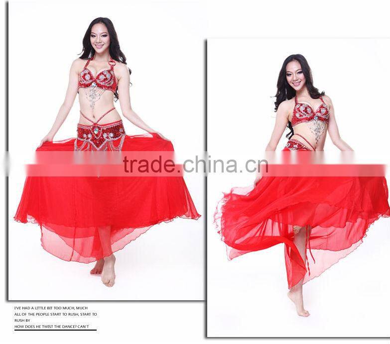Chiffon Expansion Beautiful Wholesale Comfortable Belly Dance Skirt(2120)