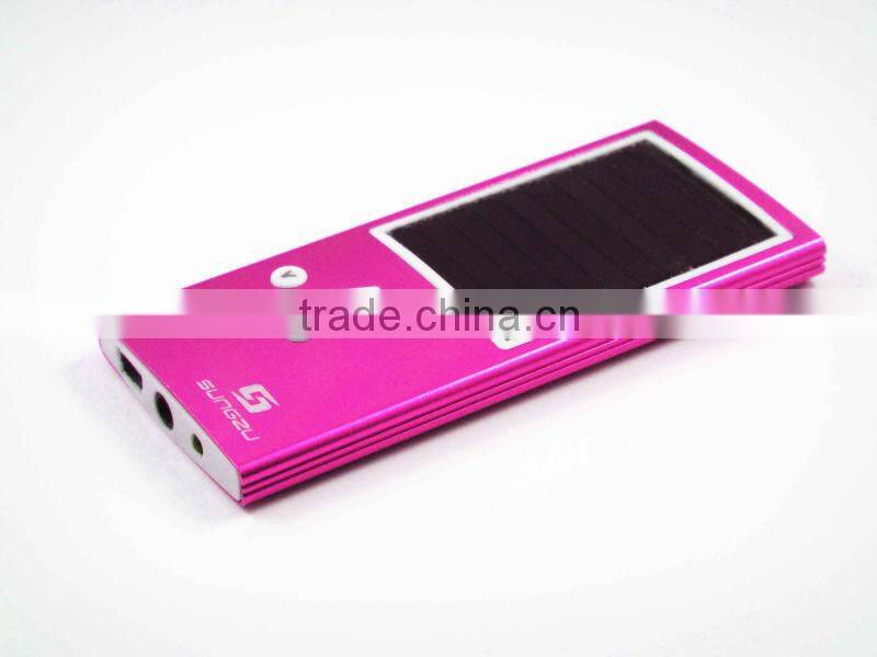2016 factory mp3 player solar powered