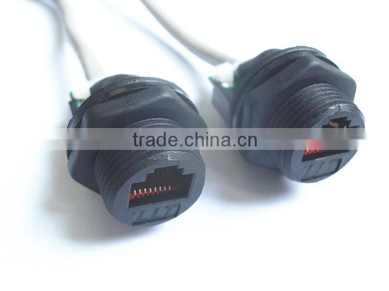 LLT RJ45 female connector with cat 5e cable