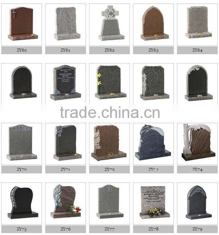 Natural granite stone made Janpanese style cemetery tombstone