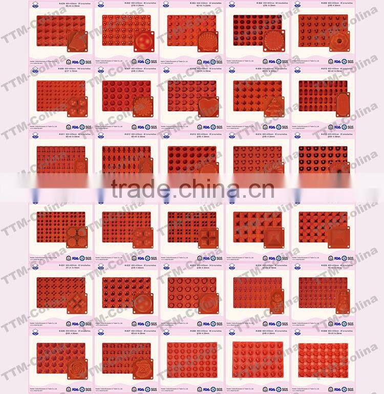 China supplier silicone cake baking pans decoration tools cake mould