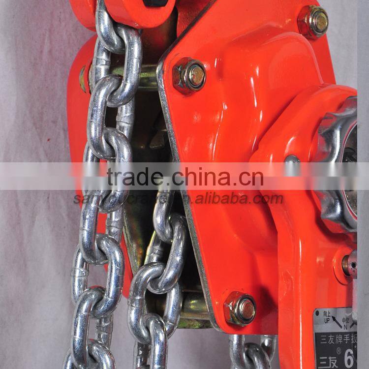 6 ton VA series type for machine tool supplying machine construction mini lifting chain lever block /hand chain block