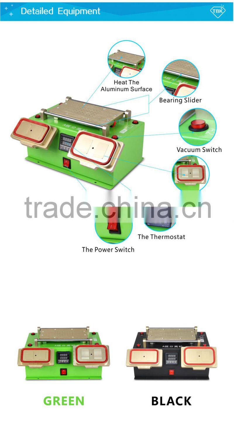 3 in 1 screen repair machine kit lcd separator for iphone sumsung ,heating the sumsung a frame easy to seprator