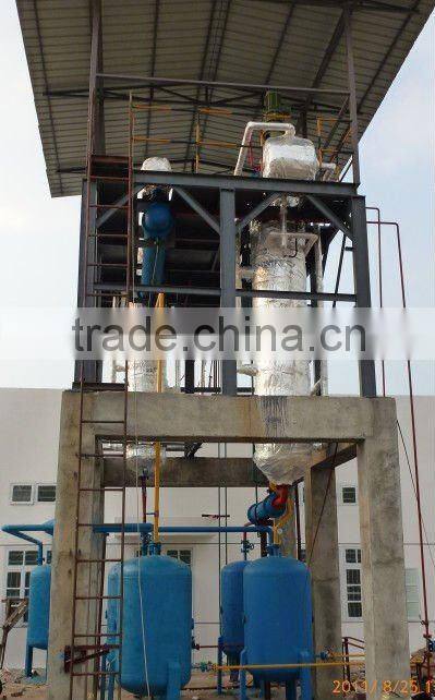 waste engine oil recycling vacumm distillation Base oil purfier system