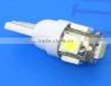 T10 5SMD 5050 3chip car led dash light