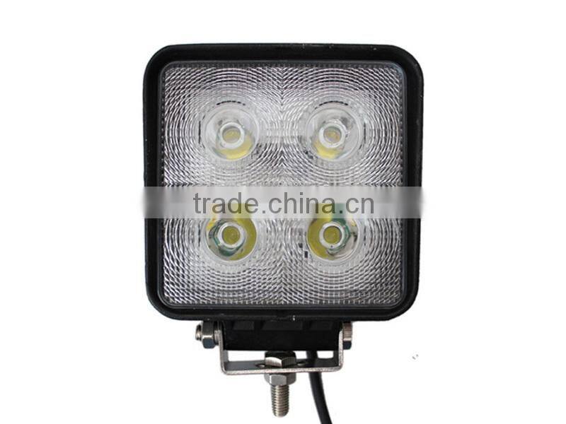 100% Waterproof 40w heavy truck fog light 4.3inch Square Led work light With Ip67 certificated