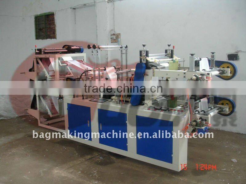 Computer control high-speed Vest Rolling Bag making Machine