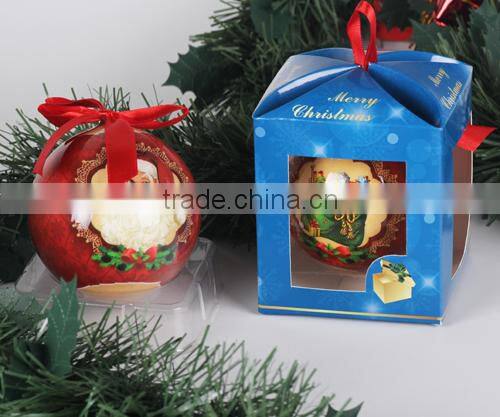 2016 christmas Gift Ball Tin Christmas Tin Ball