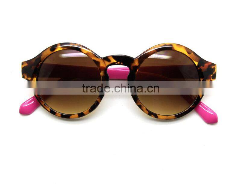 decorate round sunglass for girl