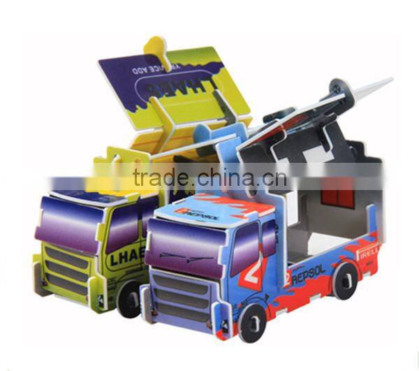 Custon car 3d puzzle games for children