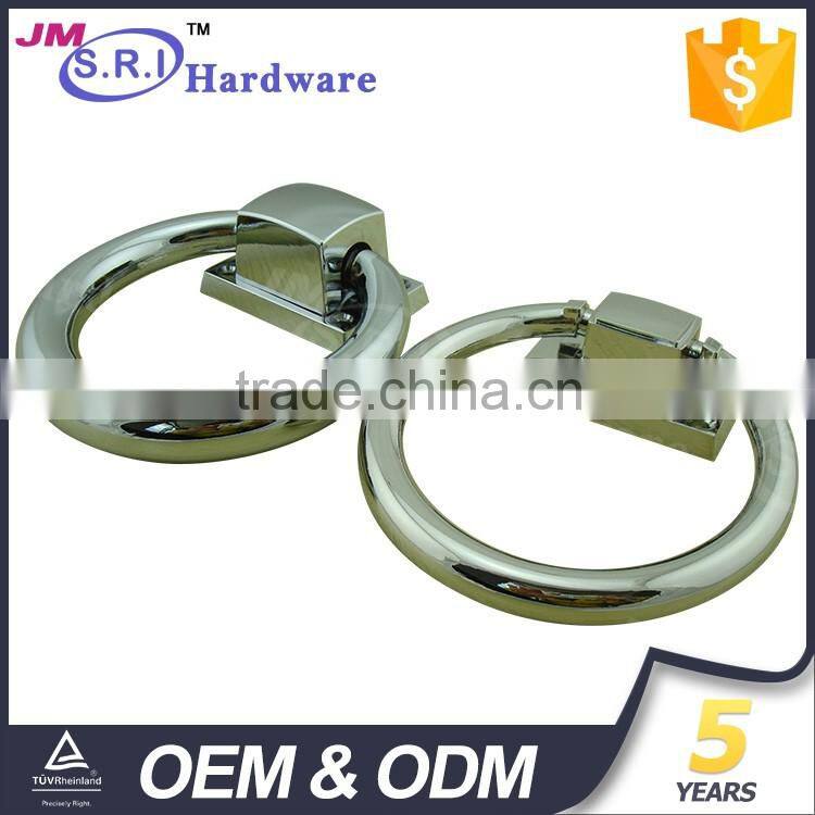 Popular zinc alloy cabinet ring pull , flush ring pull , knocker