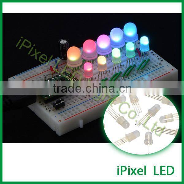 P9823 IC DIP 5mm RGB LED (fronsted)