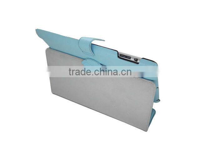blue standing smart leather case for Ipad 2 3 4