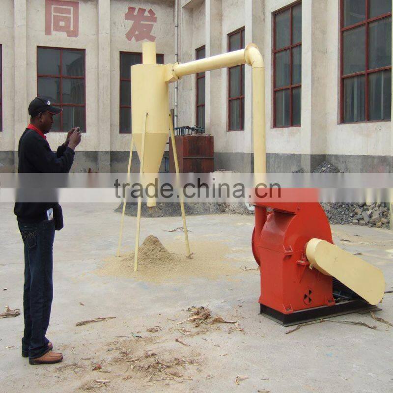 Yugong biomass crusher equipment with cyclone