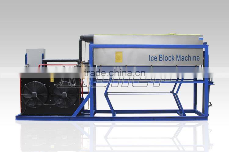 DK30 Hot sale Maquina de hielo en barra por evaporacion directa con PLC control