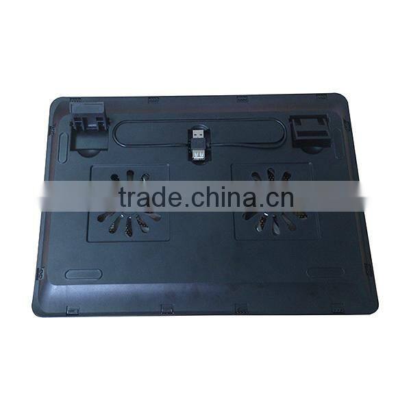 LED light USB laptop cooling pad