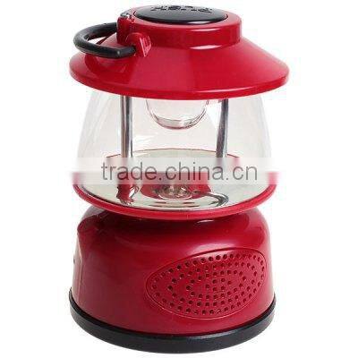 rechargeable led emergency lantern with radio