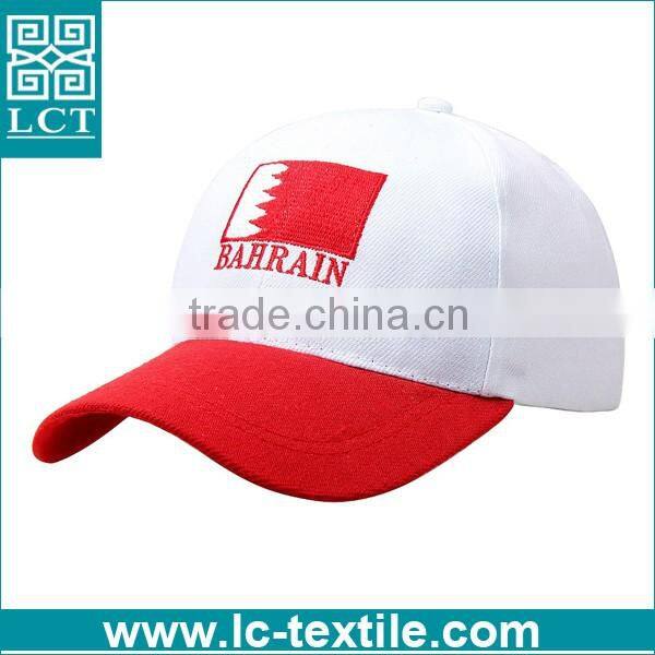 custom made BAHRAIN/DUBAI flag embroidered cap baseball