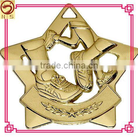 cheap swimming medal with ribbon