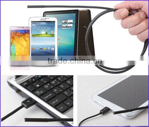 Diameter 5.5MM Cable length 1/3/5m Waterproof android mobile internet borescope usb endoscope